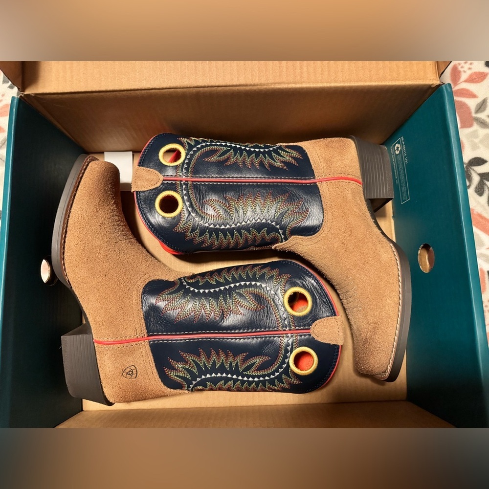 Ariat Unisex Kids' Derby Monroe Western Boot - Picture 8 of 10